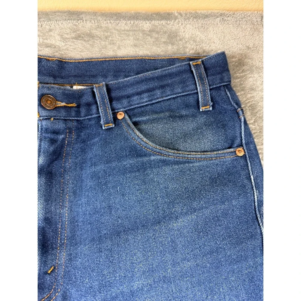 Vtg Levi's 517 Boot Cut Jeans 38x30 Dark‎ Wash Y2K Western Denim Mens